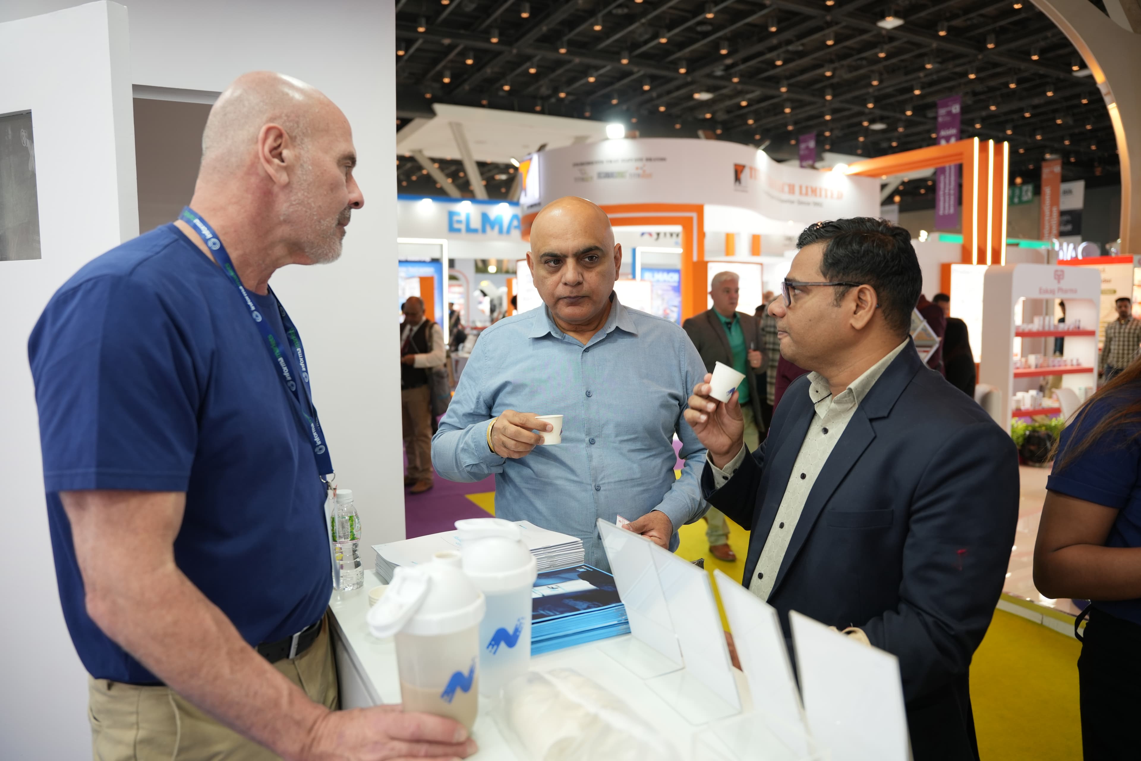 The Abhaya team at an industry exhibition