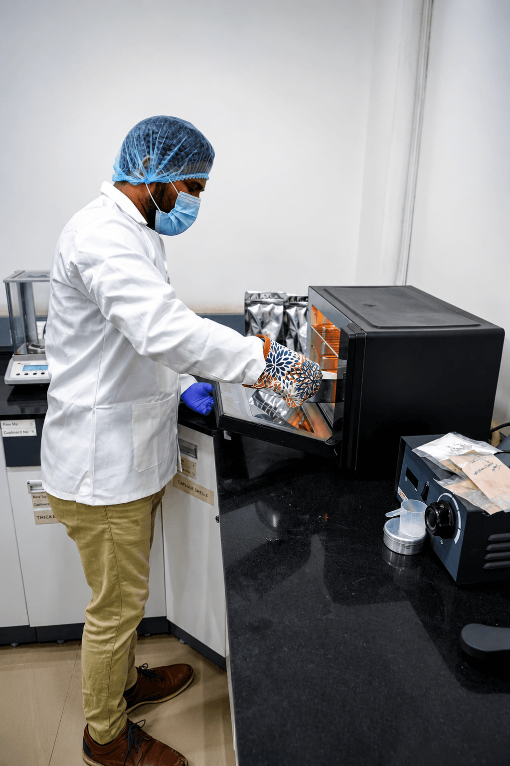 Precision testing equipment in the Application Lab